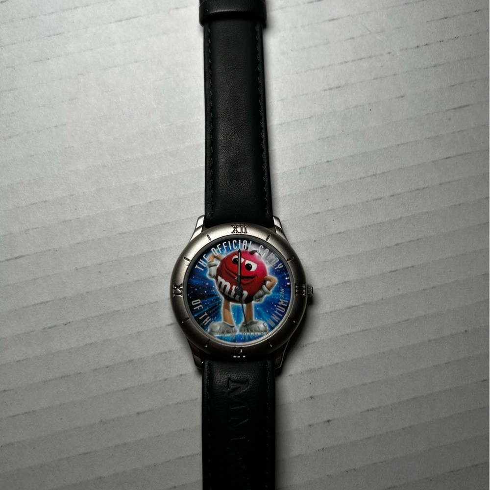 1998 M&M's , limited edition watch,"The Official Candy  of the New Millennium"